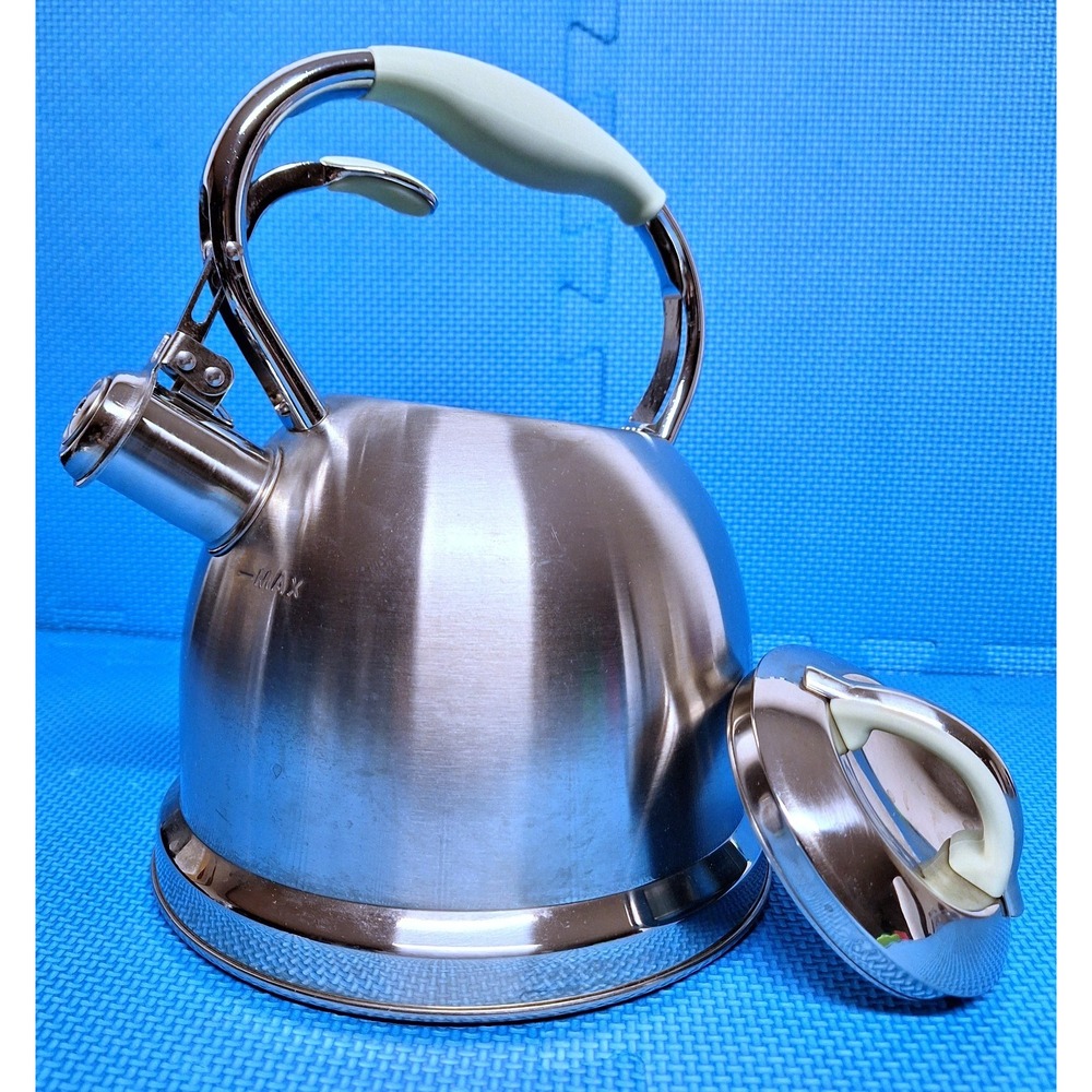 Stainless Steel Whistle Tea 2.3L Kettle Artisan Kitchen & Company Induction Safe